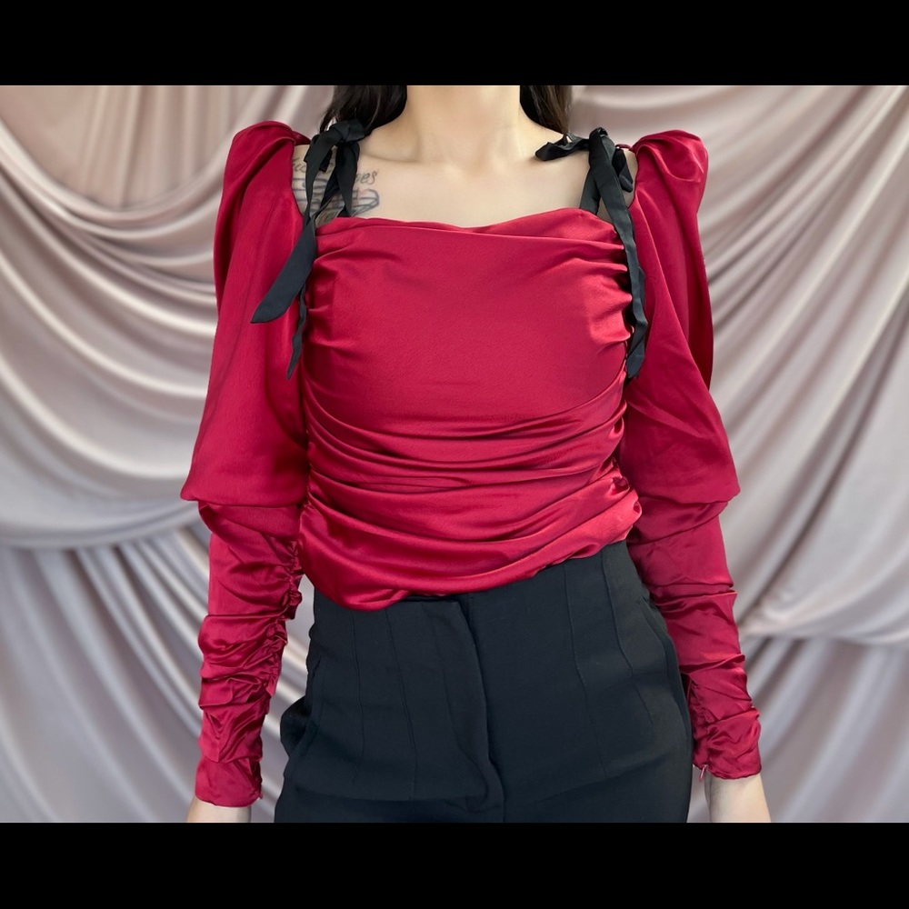Satin bodysuit